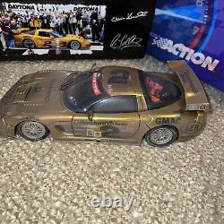 01 Corvette C5-R #2 (Overall Winner) Daytona 24hr (Raced) 118 Die Cast Gold