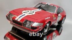 1/18 Kyosho Ferrari 365 Gtb4 Daytona Competizione Race Car Rare #22 Red