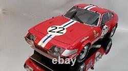 1/18 Kyosho Ferrari 365 Gtb4 Daytona Competizione Race Car Rare #22 Red