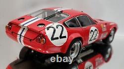 1/18 Kyosho Ferrari 365 Gtb4 Daytona Competizione Race Car Rare #22 Red