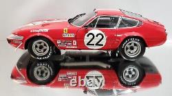 1/18 Kyosho Ferrari 365 Gtb4 Daytona Competizione Race Car Rare #22 Red