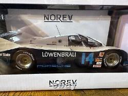 1/18 Porsche 962 C #14 Winner 24H Daytona (1986) WithDisplay Case Car Spark