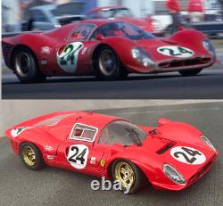 118 Ferrari 1967 Daytona 24hs 1-2-3 EPIC finish Diorama 412 P, 330 P3, 330 P4