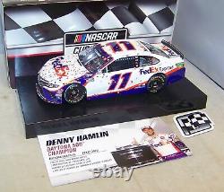 124 Action 2020 #11 Fedex Express Daytona 500 Race Winner Denny Hamlin 1/1092