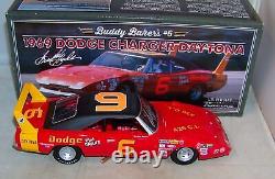 124 University Of Racing 1969 #6 Buddy Baker Dodge Charger Daytona Autographed