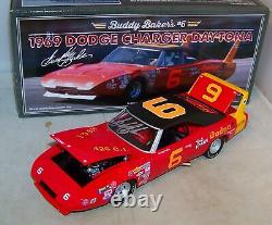 124 University Of Racing 1969 #6 Buddy Baker Dodge Charger Daytona Autographed