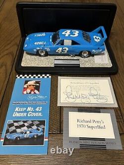 1970 Plymouth Superbird NASCAR Franklin Mint #43 Richard Petty 124 Diecast Car