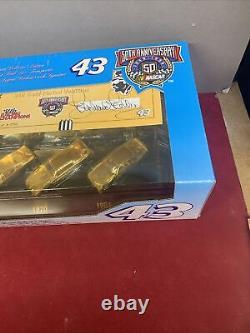 1998 RAcing Champions 24 Karat Gold 4 CARs & TRANSPORTER SET Richard Petty