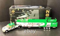 2002 John Force 1/24 Castrol GTX Crew Cab & Show Trailer #102410 1 of 1768 NEW