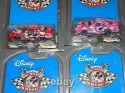 2005 Disney Racing Across America Set Of 4 Daytona Cars New