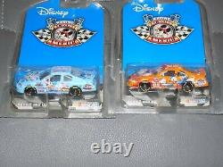 2005 Disney Racing Across America Set Of 4 Daytona Cars New