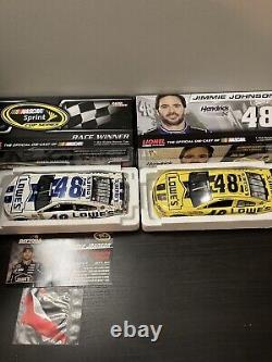 2013 Jimmie Johnson Daytona Yellow Sprint Unlimited & White Lowes July Win Raced