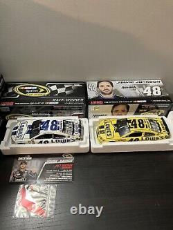 2013 Jimmie Johnson Daytona Yellow Sprint Unlimited & White Lowes July Win Raced