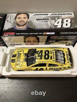 2013 Jimmie Johnson Daytona Yellow Sprint Unlimited & White Lowes July Win Raced