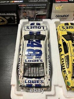 2013 Jimmie Johnson Daytona Yellow Sprint Unlimited & White Lowes July Win Raced