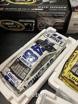 2013 Jimmie Johnson Daytona Yellow Sprint Unlimited & White Lowes July Win Raced