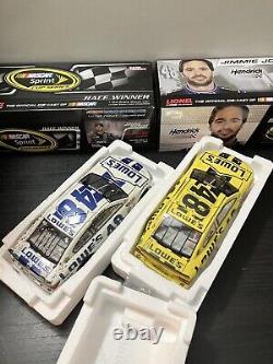 2013 Jimmie Johnson Daytona Yellow Sprint Unlimited & White Lowes July Win Raced