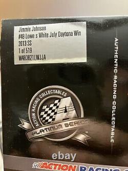 2013 Jimmie Johnson Daytona Yellow Sprint Unlimited & White Lowes July Win Raced