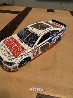 2014 Dale Earnhardt Jr. Nat'l Guard Daytona 500 Win 1/24 Diecast Autographed