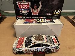 2014 Dale Earnhardt Jr. Nat'l Guard Daytona 500 Win 1/24 Diecast Autographed