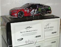 2017 Kurt Busch #41 Monster Energy Daytona 500 Win Color Chrome Dual Autographed