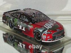 2017 Kurt Busch #41 Monster Energy Daytona 500 Win Color Chrome Dual Autographed