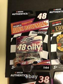 2023 Nascar Authentic Wave 5 Complete Set Of 9 Cars + Carvana Liquid Color Chase