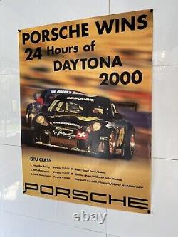 30x40PORSCHE SHOWROOM POSTER 911 GT3 R DAYTONA 2000 24hr USA GTU CLASS VICTORY