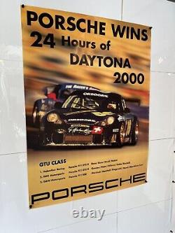 30x40PORSCHE SHOWROOM POSTER 911 GT3 R DAYTONA 2000 24hr USA GTU CLASS VICTORY