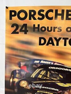 30x40PORSCHE SHOWROOM POSTER 911 GT3 R DAYTONA 2000 24hr USA GTU CLASS VICTORY