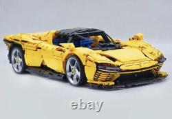 3778pcs Projectoys YELLOW Ferrari Daytona SP3 Interlocking Blocks NEW -59cm