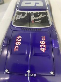 AUTOGRAPHED 1969 #99 Richard Brickhouse Dodge Charger Daytona University Racing