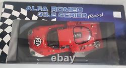 Alfa Romeo 33.2 Series Racing Daytona Diecast Car 118 Red Ricko 1968 #20 pilot