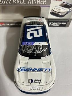 Austin Hill 2022 #21 Bennet Transportation United Rentals Daytona Win 1/24 Auto