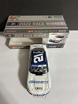 Austin Hill 2022 #21 Bennet Transportation United Rentals Daytona Win 1/24 Auto