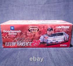 Autographed 2001 Kevin Harvick #29 Rookie Of The Year GM Goodwrench Action 124