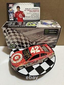 Autographed Kyle Larson #42 Target Richmond Win 2017 SS 1/24 Nascar Diecast