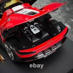 Bburago 1/18 Ferrari SP3 Daytona Spyder diecast Open Close car model Rosso Corsa