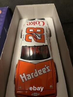 Cale Yarborough Hardee's Monte Carlo 124 Action AUTOGRAPHED By Waddell Wilson