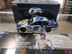 Chase Elliott Autographed 1/24 2018 Daytona Duel 2 Raced Win Version Elite Car