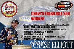 Chase elliott 1/24 2016 Sonoma Race Win Custom