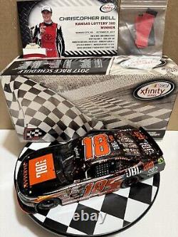 Christopher Bell #18 JBL.com Kansas Win 2017 1/24 Nascar Diecast