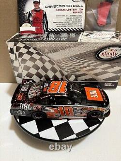 Christopher Bell #18 JBL.com Kansas Win 2017 1/24 Nascar Diecast