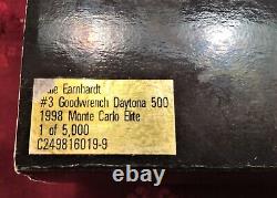 DALE EARNHARDT #3 GM Goodwrench Plus DAYTONA 1998 1/24 Elite 1/64 HO Car Diecast