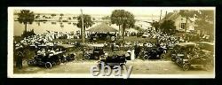 DAYTONA, Florida OLD AUTOMOBILES Car Race RPPC 1910's Original Photo Type 1