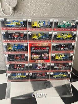 Dale Earnhardt 16 Car Collector Set with Display Stand 1.64 Diecast Racing Action