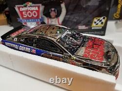 Dale Earnhardt Jr 2014 National Guard 1/24 Daytona 500 Raced Win Color Chrome