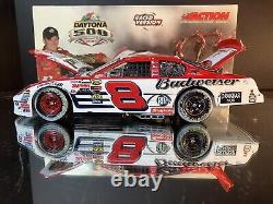 Dale Earnhardt Jr #8 Budweiser Born On Date 15 FEB 2004 Chevy Daytona 500 Signed