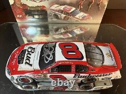 Dale Earnhardt Jr #8 Budweiser Born On Date 15 FEB 2004 Chevy Daytona 500 Signed