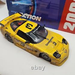 Dale Earnhardt Sr Jr Signed Photo #3 Daytona 1/18 Corvette Raced Version Action